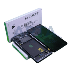 تاچ و ال سی دی سامسونگ اسمبل مدل LCD SAM S20 FE (G780) + FRAME BLACK ASSEMBLE