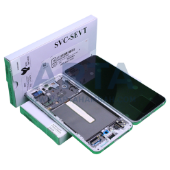 تاچ و ال سی دی سرویس پک فریم دار سامسونگ سری S مدل LCD SAM S21 FE (G990) + FRAME SVC WHITE