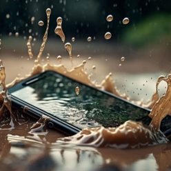 آشنایی با مشکلات تاچ ال سی دی گوشی که در آب افتاده است!